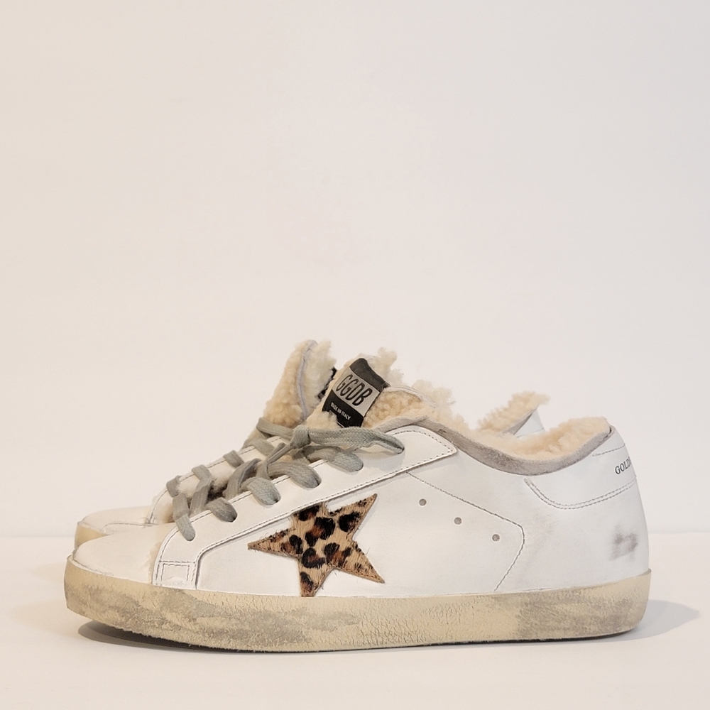 Golden Goose Women's superstar shearling 40 sneakers
